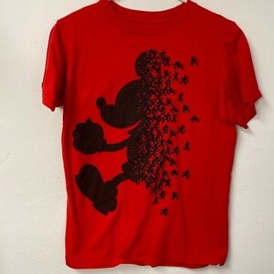 Disney‎ Mickey Mouse Red T-shirt Boys or Girls Size X-Large